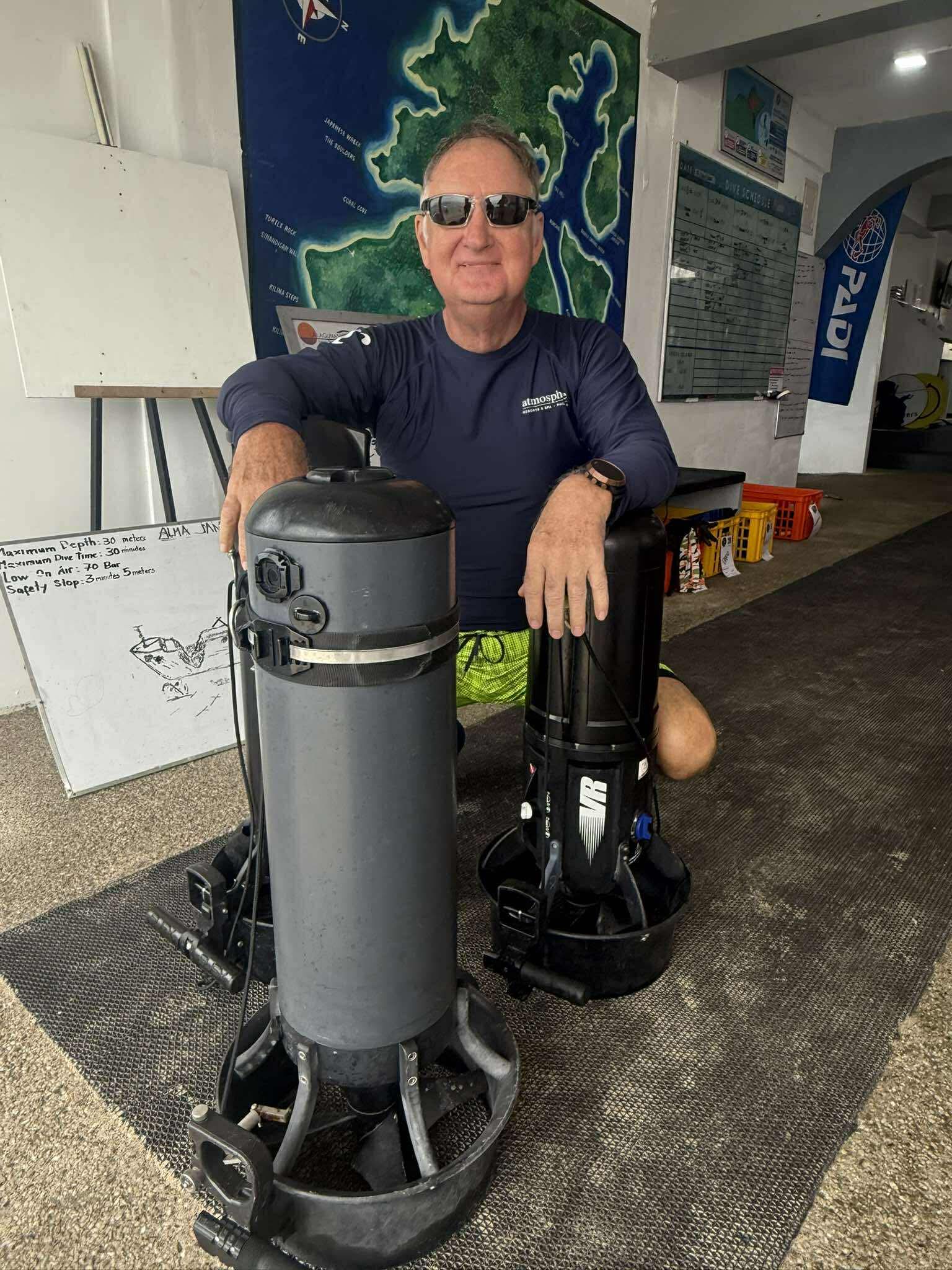 Diver Propulsion Vehicle course at LLV Divers