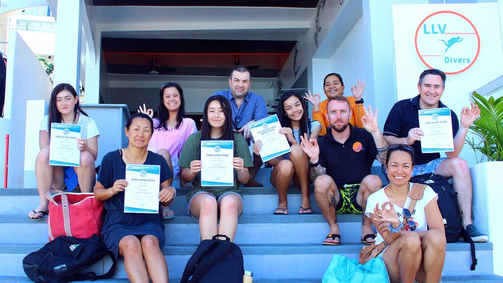 Family Diving at Lalaguna Villas