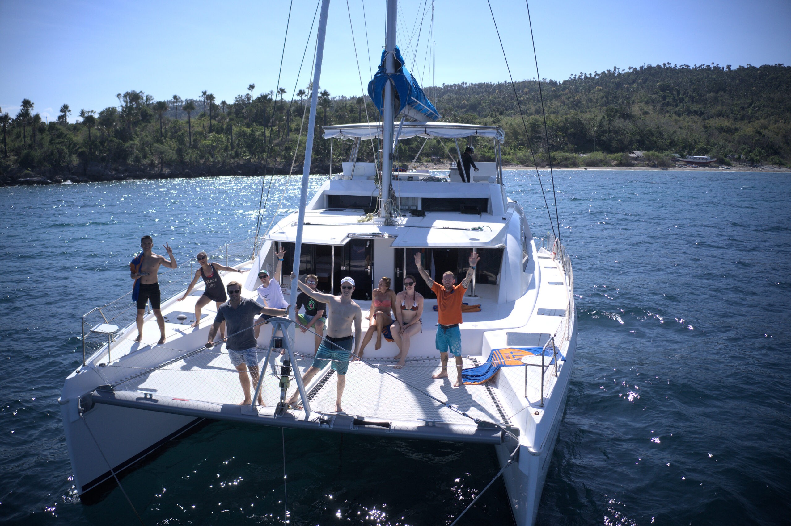 LALAGUNA VILLAS CATAMARAN CRUISING around Puerto Galera, Island Hopping, Sunset Cruises