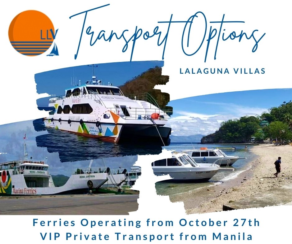 Lalaguna Villas New Transport Options