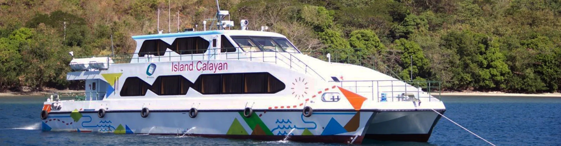 The Island Waters Island Calayan fastcraft takes only 90 minutes to cross the Verde Island Passage to Puerto Galera